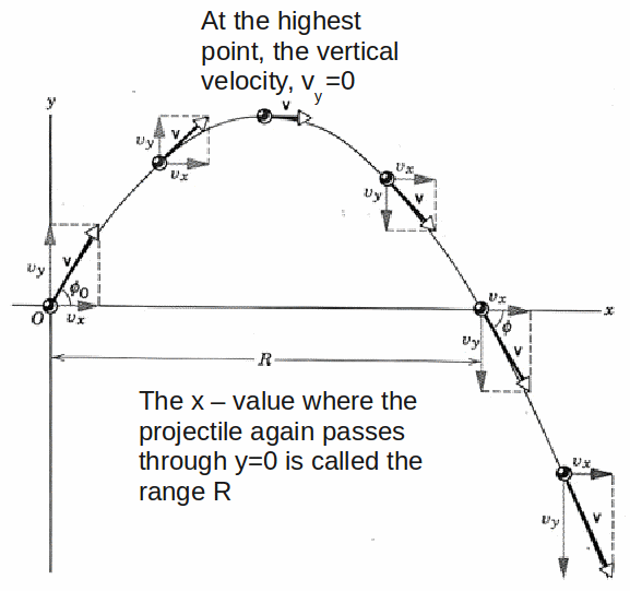 Components of Projectile Motion